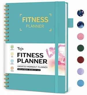 Fitness Workout Journal for Women & Men - A Comprehensive Planner for Achieving Your Wellness Goals